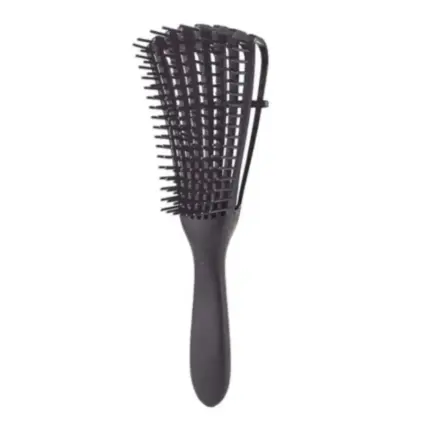 Bifull Cepillo Pulpo Desenredante Rizos Negro Método Curly